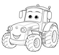 Der kleine Traktor Luca Malvorlage